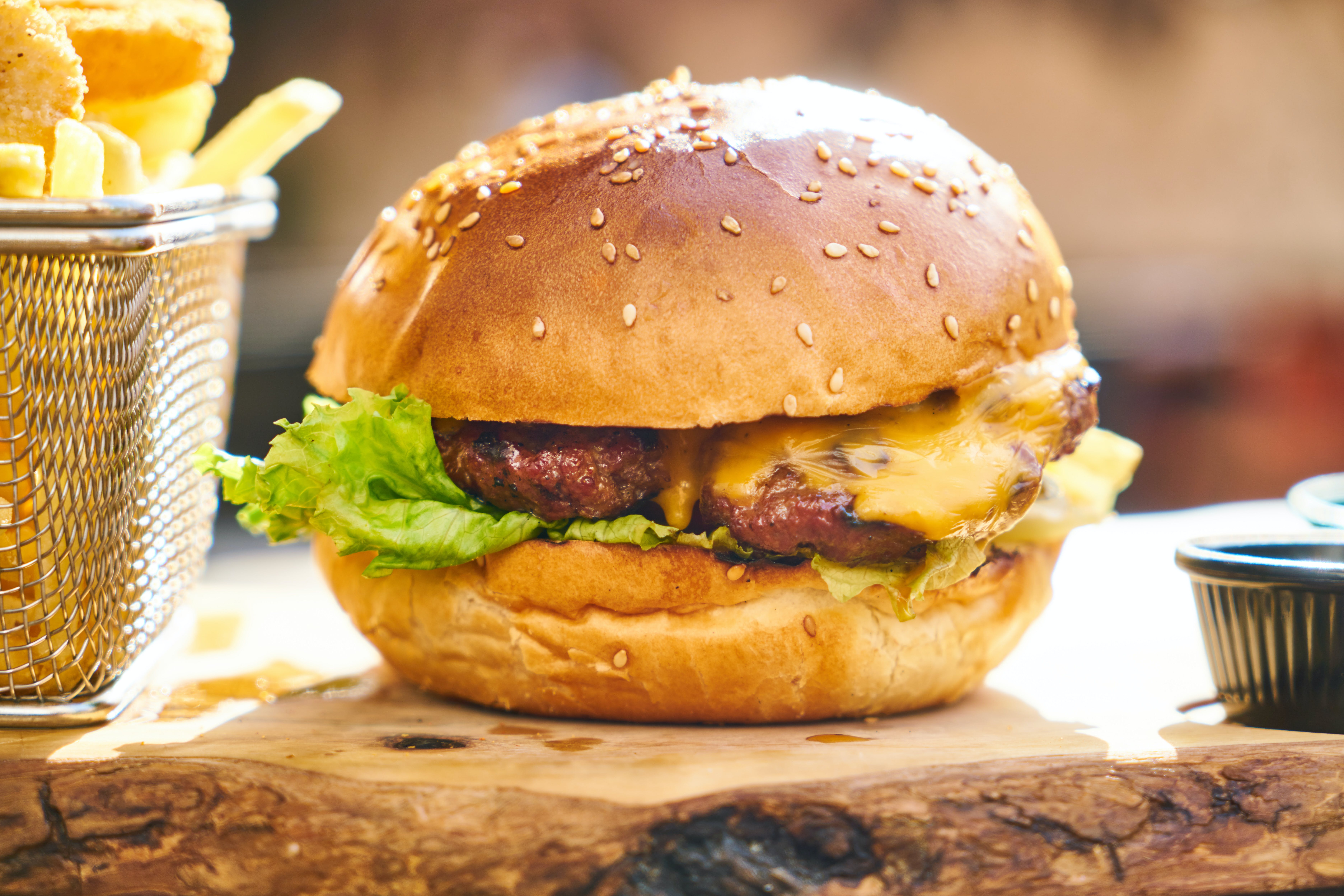 Hamburguesa casera de carne molida 🍔